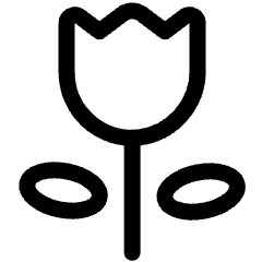 Flower Icon from Ultimate Regular Set