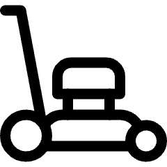 Gardening Lawn Mower Icon from Ultimate Regular Set