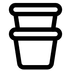 Gardening Pots Icon from Ultimate Regular Set