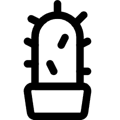 Plant Cacti Icon from Ultimate Regular Set