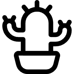 Plant Cactus Icon from Ultimate Regular Set