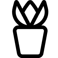 Plant Pot 2 Icon from Ultimate Regular Set