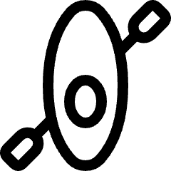 Canoe 1 Icon from Ultimate Regular Set