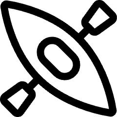 Canoe Icon from Ultimate Regular Set