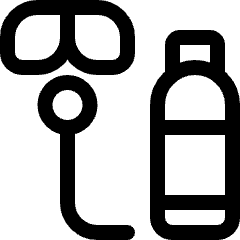 Diving Oxygen Icon from Ultimate Regular Set