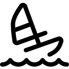 Nautic Sports Sailing Icon from Ultimate Regular Set