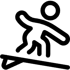 Nautic Sports Surfing Water Icon from Ultimate Regular Set