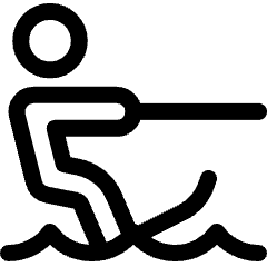 Nautic Sports Water Skiing Icon from Ultimate Regular Set