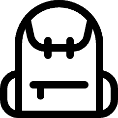 Outdoors Backpack 1 Icon from Ultimate Regular Set