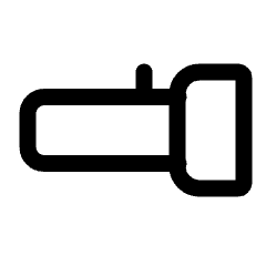 Outdoors Flashlight 2 Icon from Ultimate Regular Set