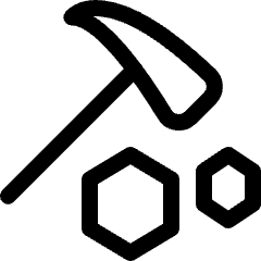 Outdoors Mining Icon from Ultimate Regular Set