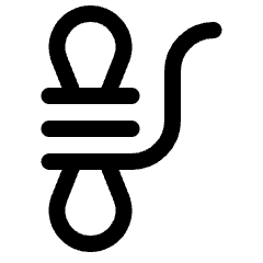 Outdoors Rope Icon from Ultimate Regular Set