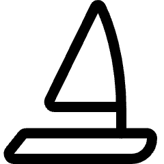 Sailing Boat Icon from Ultimate Regular Set