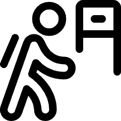 Trekking Goal Icon from Ultimate Regular Set