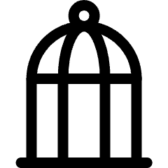 Bird Cage Empty Icon from Ultimate Regular Set