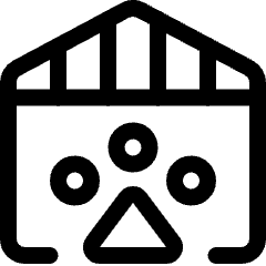 Dog House Icon from Ultimate Regular Set