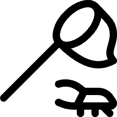 Insect Catch Icon from Ultimate Regular Set