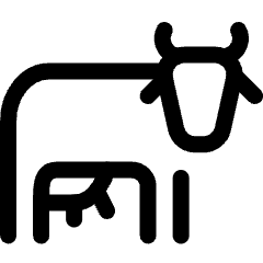 Livestock Cow Body Icon from Ultimate Regular Set
