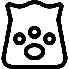 Pets Paw Bowl Icon from Ultimate Regular Set