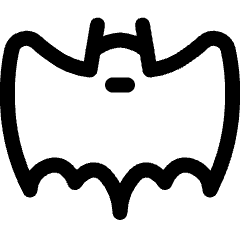 Bat Fly Icon from Ultimate Regular Set