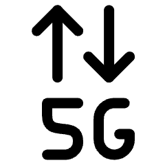Cellular Network 5 G Icon from Ultimate Regular Set