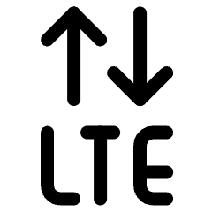 Cellular Network Lte Icon from Ultimate Regular Set