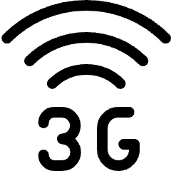 Cellular Network Wifi 3 G Icon from Ultimate Regular Set