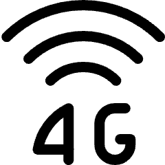 Cellular Network Wifi 4 G Icon from Ultimate Regular Set