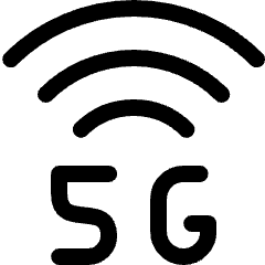 Cellular Network Wifi 5 G Icon from Ultimate Regular Set