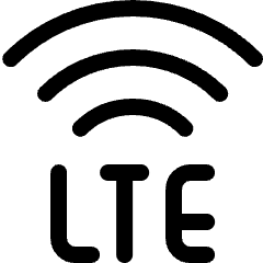 Cellular Network Wifi Lte Icon from Ultimate Regular Set