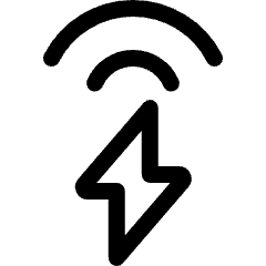 Charging Flash Wifi Icon from Ultimate Regular Set