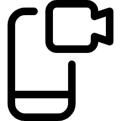 Phone Action Camera Icon from Ultimate Regular Set