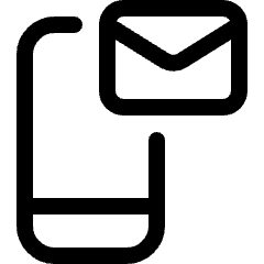 Phone Action Email Icon from Ultimate Regular Set