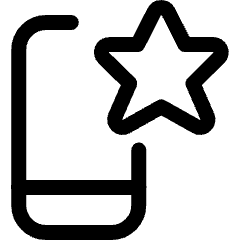 Phone Action Star Icon from Ultimate Regular Set