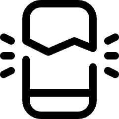 Phone Broken Icon from Ultimate Regular Set