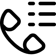 Phone Actions Menu 1 Icon from Ultimate Regular Set