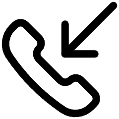 Phone Actions Receive Icon from Ultimate Regular Set