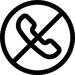 Phone Off Icon from Ultimate Regular Set