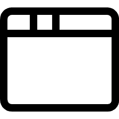App Window 1 Icon from Ultimate Regular Set