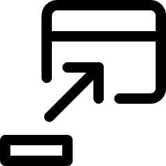App Window Expand Icon from Ultimate Regular Set