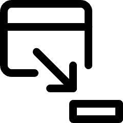 App Window Minimize Icon from Ultimate Regular Set