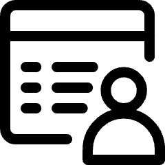 App Window User Icon from Ultimate Regular Set
