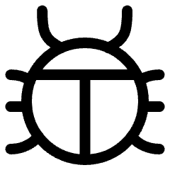 Computer Bug 1 Icon from Ultimate Regular Set