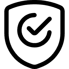 Shield Check 1 Icon from Ultimate Regular Set