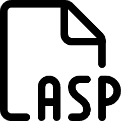 File Asp Icon from Ultimate Regular Set