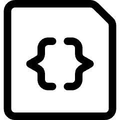 File Code 1 Icon from Ultimate Regular Set