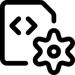 File Code Settings 1 Icon from Ultimate Regular Set