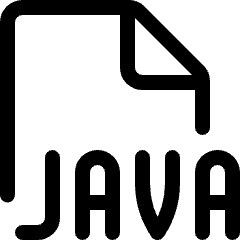 File Java Icon from Ultimate Regular Set