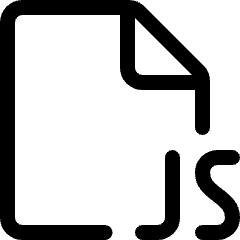 File Js Icon from Ultimate Regular Set