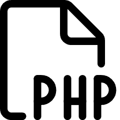 File Php Icon from Ultimate Regular Set